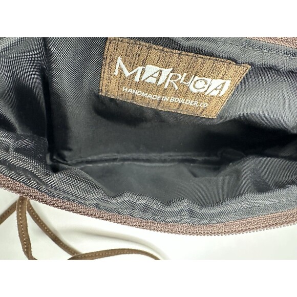 MARUCA Tomboy Crossbody Tapestry Floral Red's Handmade in Colorado - Picture 3 of 6